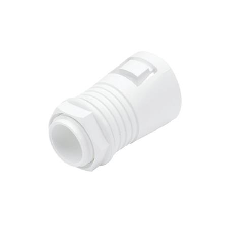 PVC FLEXIBLE ADAPTOR - CLIP TYPE 25MM WHITE