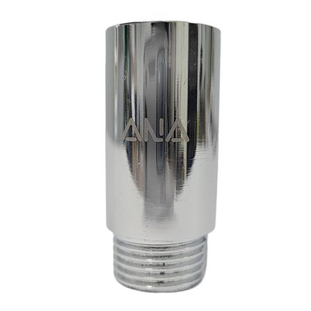 ANA CHROME PLATED FEMALE MALE BRASS SOCKET 1105-450 (50MM HEIGHT) SILVER