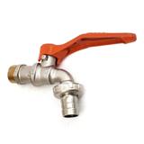 ANA ALUMINIUM HANDLE LEVER BALL COCK 1100-1/2-ORANGE