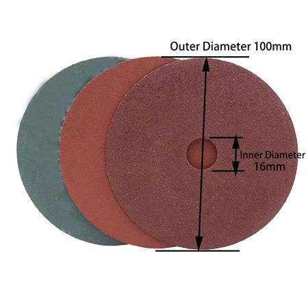 BSP SANDING DISC OXIDE 100x16MM 80 GRIT (BFD561-80)