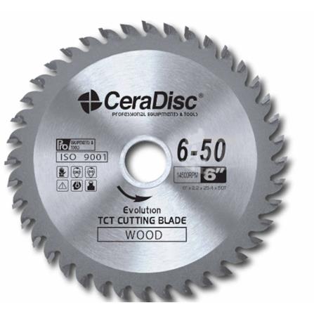 CERADISC CIRCULAR SAW BLADE 6" (50T 6-50)