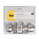 YALE BATHROOM KNOB KN-VCA5122US32D SATIN STEEL