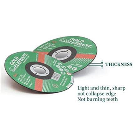 GOLD ELEPHANT STEEL GRINDING DISC (180 x 1.6 x 22.2 MM) ESC-716