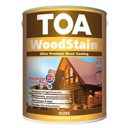 TOA WOODSTAIN GLOSS 9103 GOLDEN PINE 1 LITRE