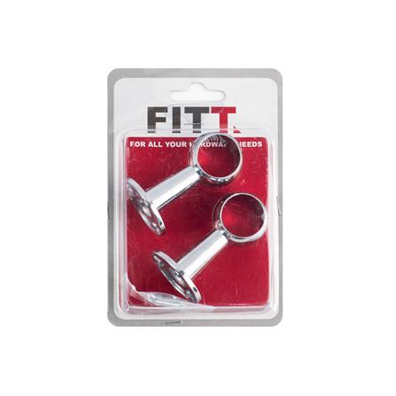 FIXED CLOSET ROD FLANGE FITT ZRH-10 1" 2EA