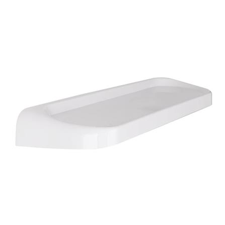 BATH TIME PLASTIC ROUND MIRROR SET 3PCS BM03 WHITE (45X52 CM)