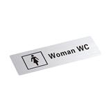AVIO DESTINATION BOARD-WOMAN WC 17.2X5CM