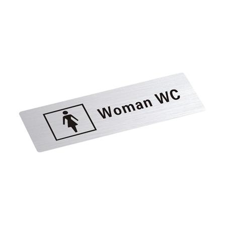 AVIO DESTINATION BOARD-WOMAN WC 17.2X5CM