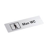 AVIO DESTINATION BOARD-MAN WC 17.2X5CM