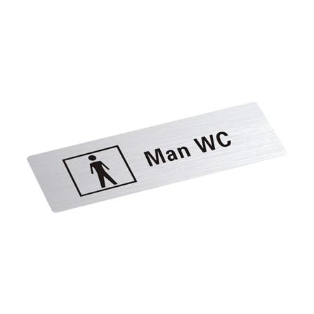 AVIO DESTINATION BOARD-MAN WC 17.2X5CM