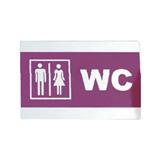 AVIO DESTINATION BOARD-WC 8.3X12.5CM