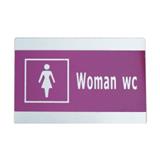 AVIO DESTINATION BOARD-WOMAN WC 8.3 X 12.5CM