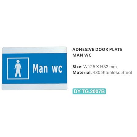 AVIO DESTINATION BOARD-MAN WC 8.3 X 12.5CM
