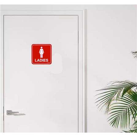 UNICORN SELF ADHESIVE SIGNAGE FEMALE STICKER USS-806 EACH