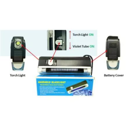 HANDHELD SCANNER FLASHLIGHT ZEATAR DL01 BLACK
