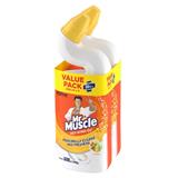 MR MUSCLE TOILET BOWL CLEANER AROMA CLEAN TWIN PACK 500ML SPARKLY LEMON
