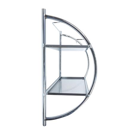 MOYA BATH RACK 2TIER 12010C SILVER (H54XW44XD26 CM)