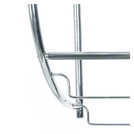 MOYA BATH RACK 2TIER 12010C SILVER (H54XW44XD26 CM)