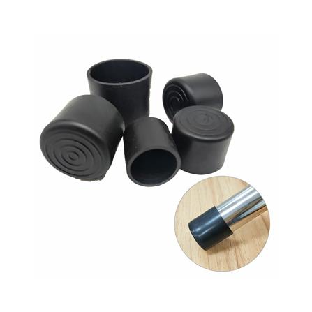 AVIO ROUND FLOOR STOPPER HOLLOW COVER CAP 2" 4PCS EACH BLACK