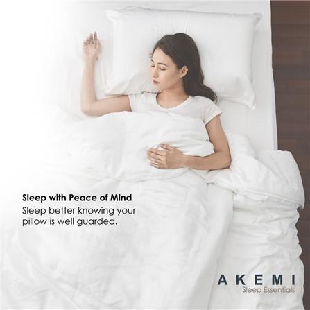 AKEMI PILLOW PROTECTOR SLEEP ESSENTIAL 48X74CM WHITE