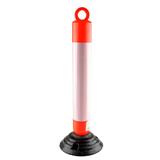 TRAFFIC BALLARD RIGHT 80CM RED