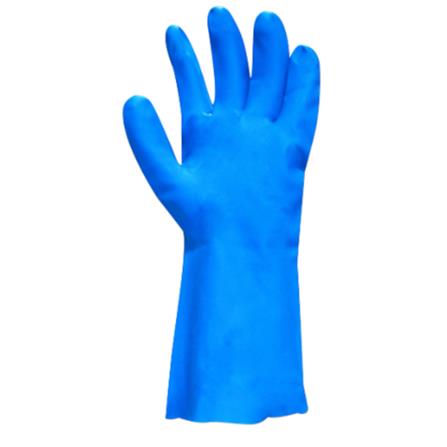 POLYCO  REUSABLE NITRILE GLOVES 946BL #9 (BLUE)