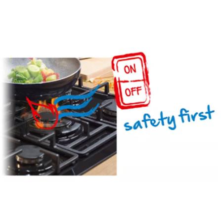 BEKO GAS HOB HISW73225SOB 3BURNER 4.5KW 75CM