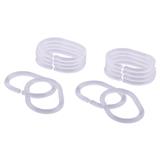 MOYA SHOWER CURTAIN HOOK ZIM HK-03 CLEAR