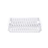 MINI PLASTIC DISH DRAINER WITH TRAY SN 540 WHITE