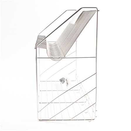 STAINLESS STEEL DISH DRAINER WALL UNIT EKONO 50CM