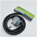CENTO LPG REGULATOR SET WITH 2 CLIP 1.2M BLACK HOSE