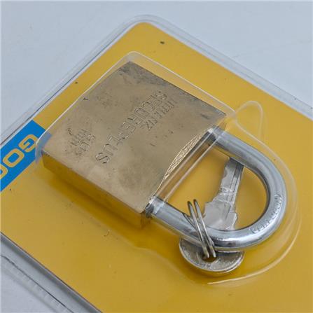 LITTLE FIZ PADLOCK SINGLE 50MM BRASS 1 EACH