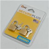 LITTLE FIZ BRASS PADLOCK 20MM 2 EACH
