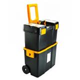 HUALEI TOOL BOX PLASTIC ROLLER TRANSFORMER  44X24X64 CM (HL3042-O) BLACK