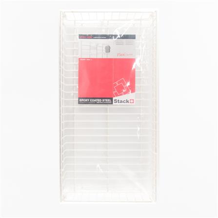 STACKO MESH SHELF 60X30X10CM WHITE