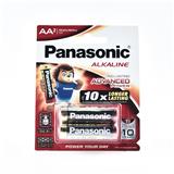 PANASONIC RED ALKALINE AA 2PCS 1.5V LR6T/2B