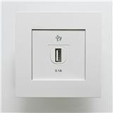 SCHNEIDER VIVACE 1 GANG 2.1A USB WHITE KB31USB_WE_G11