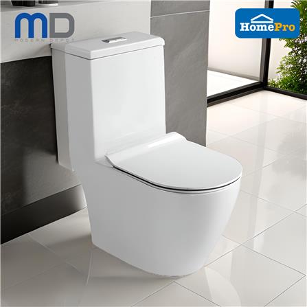 MD 1P TOILET AVON WASHDOWN DUAL FLUSH 3/6L WHITE