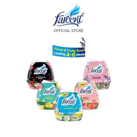 FARCENT AIR FRESHENER SCENTED GEL TWIN PACK 200G LEMON