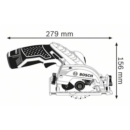 CIRCULAR SAW BOSCH GKS12V-LI 06016A10L2 SOLO