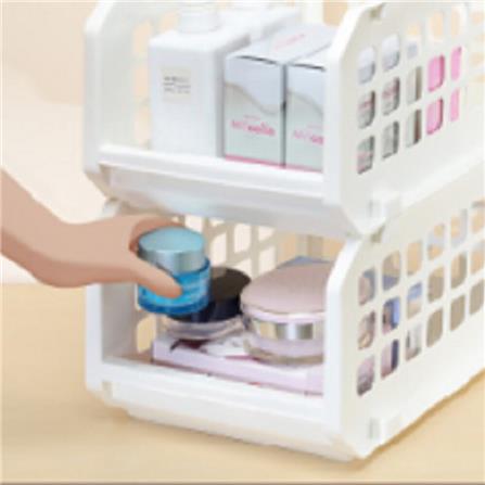 KEYWAY STACKABLE BASKET P50085 W41XD21XH36 CM WHITE