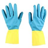 CHEMICAL-RESISTANT RUBBER GLOVES 3M TEK SIZE L YELLOW/LIGHT BLUE