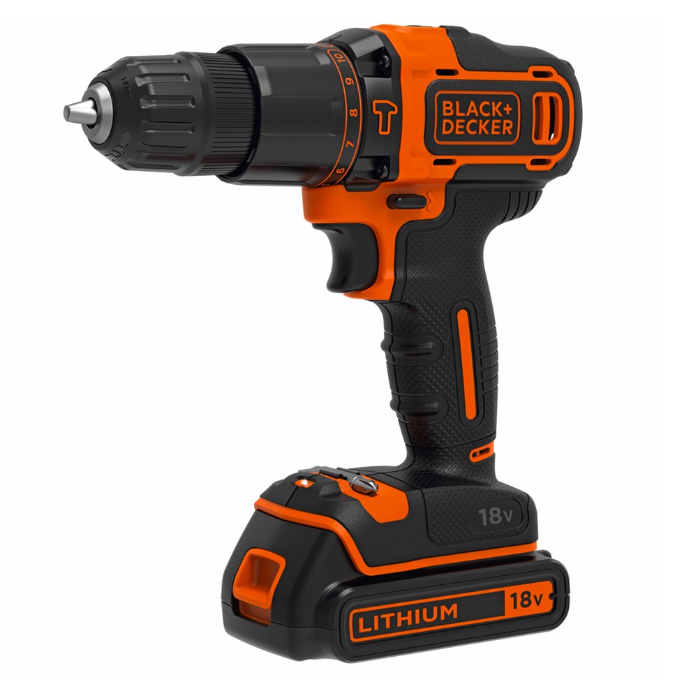 18V CORDLESS HAMMER DRILL BLACK & DECKER BDCHD18K