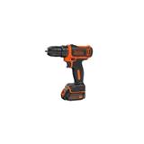 BLACK & DECKER CORDLESS DRILL DRIVER 10.8V RED
