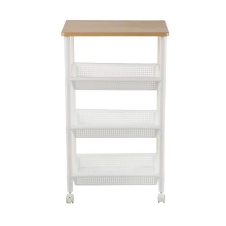 4 TIER SHELF IJ-ST01N 49X33.5X83CM WHITE