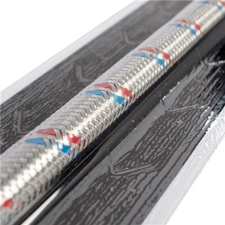 STAINLESS STEEL WATER INLET HOSE 24IN MOYA MY-SSB24
