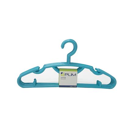 HOMEPRO PLIM CLOTH HANGER 6 PCS H-004 BLUE