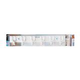 TOWEL RACK WITH HOOKS WSP BA-2010 WHITE