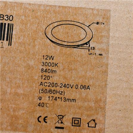 DL LED 12W WW LEC174012WA01.WW RD LEDUS