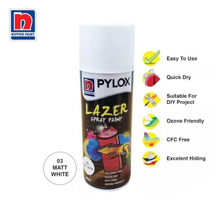 NIPPON PYLOX LAZER MATT WHTE NO.03 SPRAY